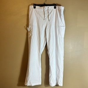 Carhartt White Scrub Pants Drawstring Tie Elastic Waist 2XL C52110